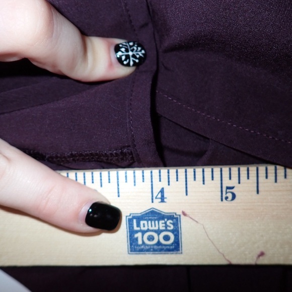 Lululemon Run Times II Lined Running Shorts 4" inseam Maroon Dark Adobe size 10 - Picture 8 of 8